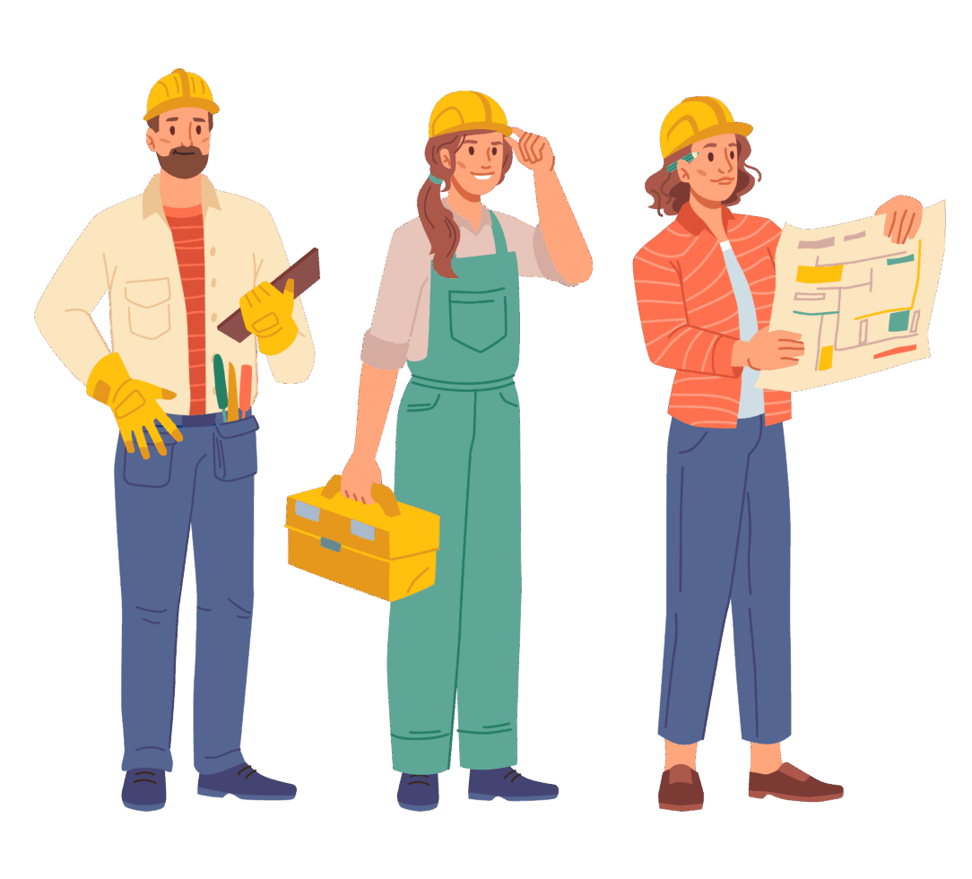 workers-professions-5 builders