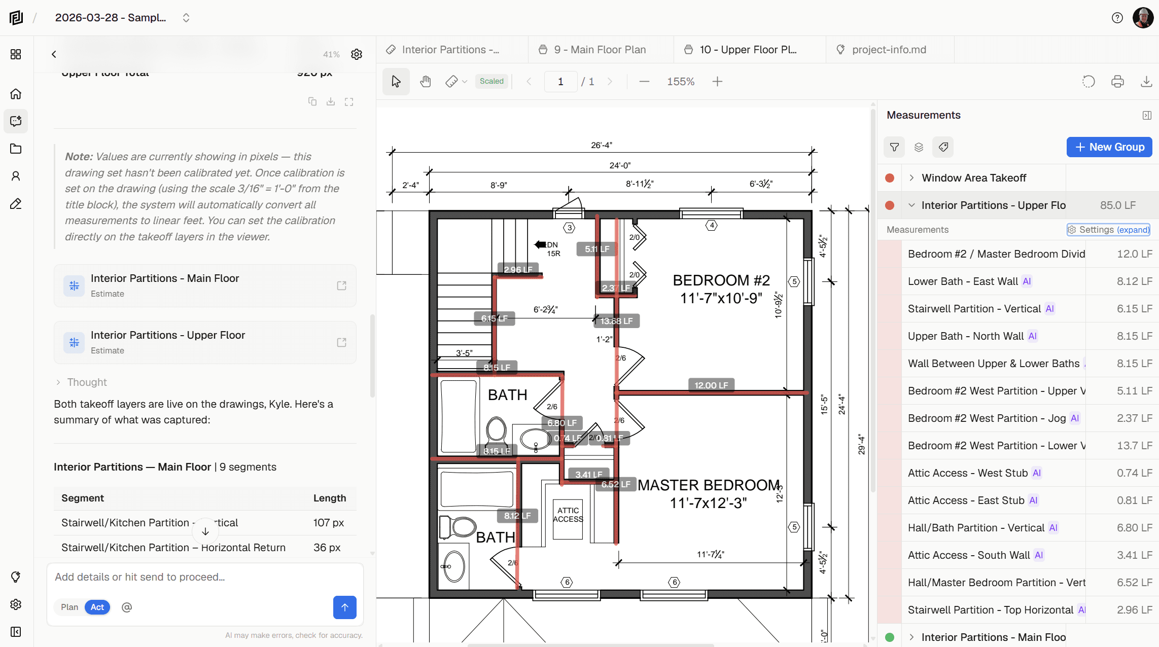 Announcing Construction Takeoffs: Measure Directly on Your Drawings