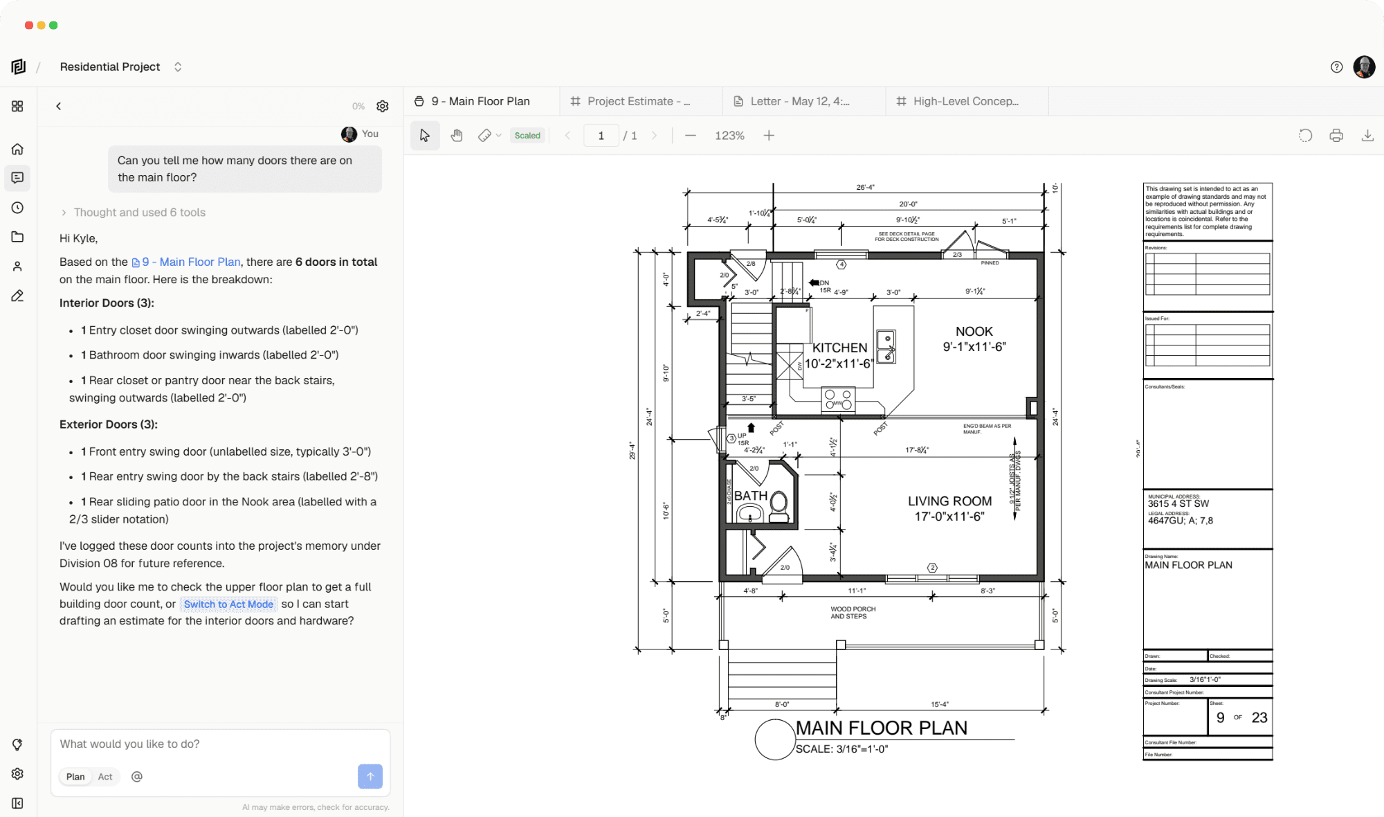 Framework - AI chat for construction