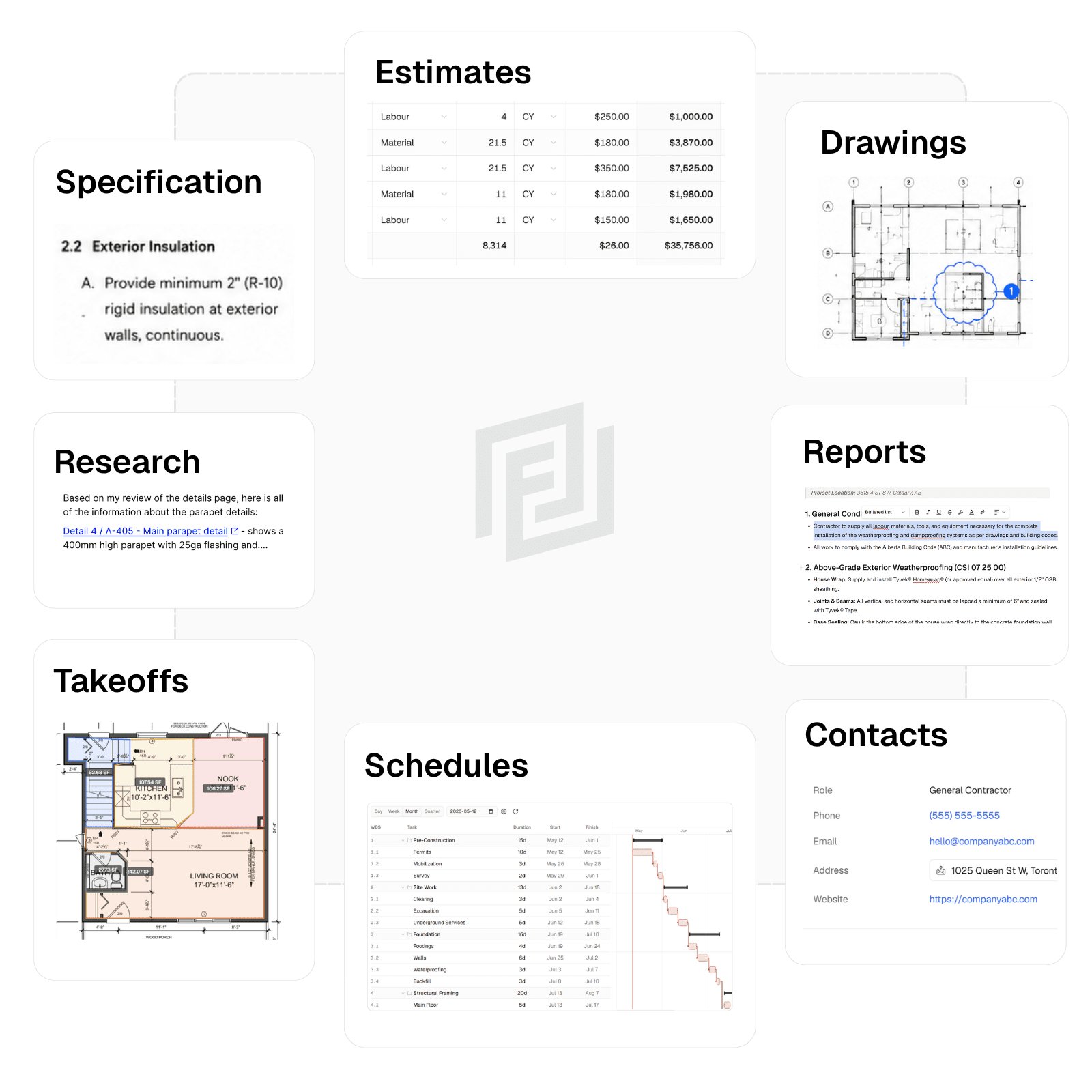 Project Frame Work Gui Framework - AI For The Building Industry